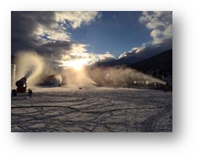 Pista di Davos, in Svizzera dove si correranno le gare di CdM.