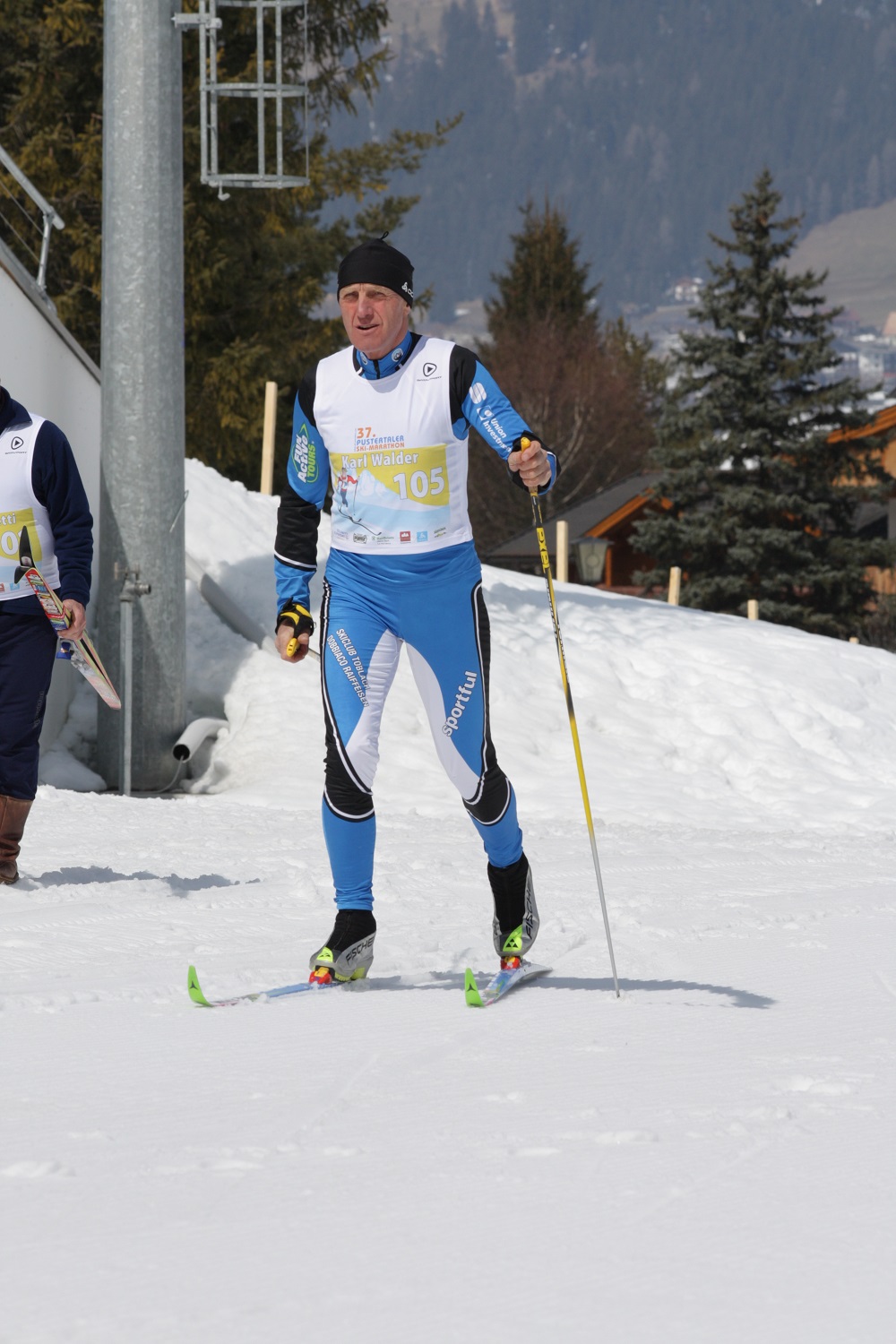 Karl Walder, uno dei 4 uomini d'oro della Pustertaler Marathon.
