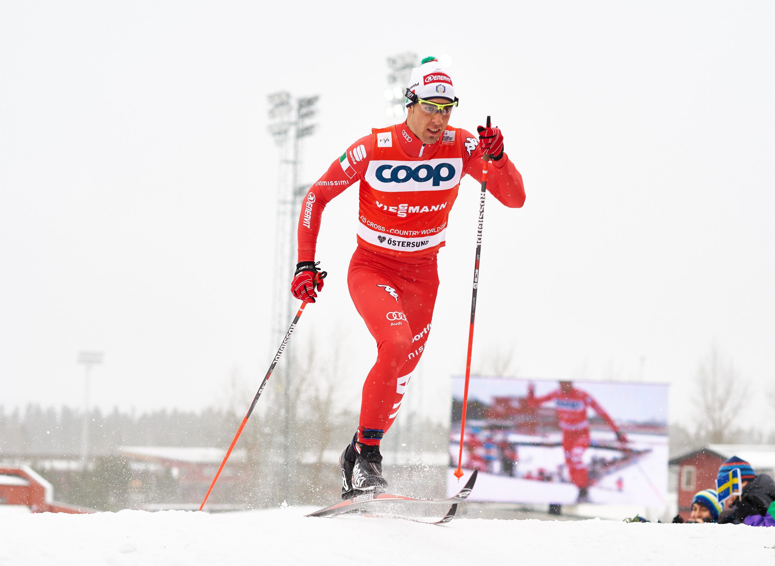 Federico Pellegrino nella Sprint di Östersund (Photo: NordicFocus)