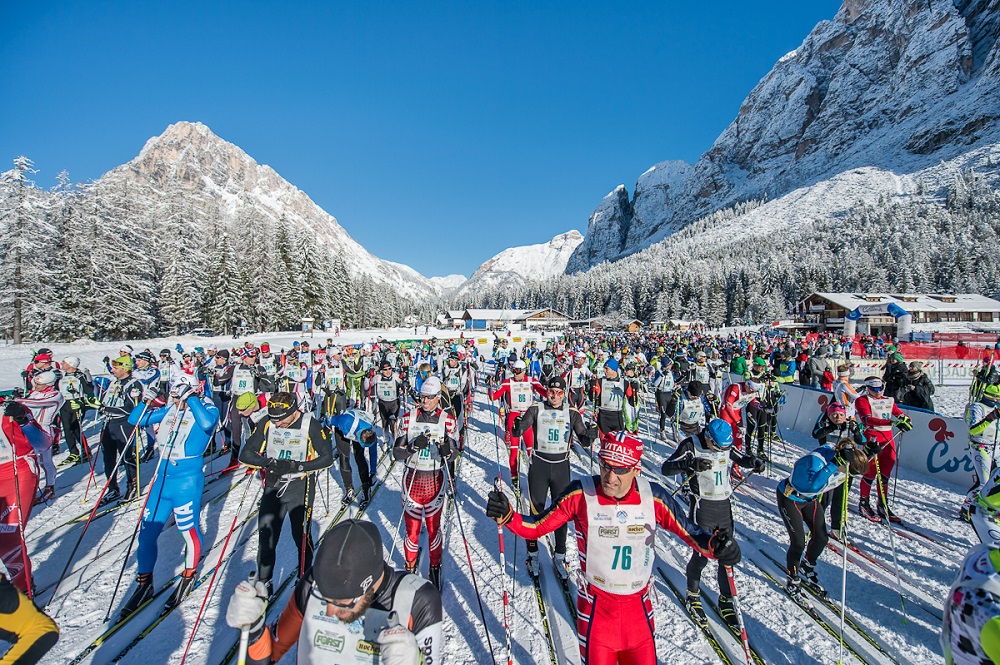 La partenza della Cortina-Dobbiaco