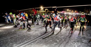 La partenza della Moonlight Classic 2015 (foto Mayr)