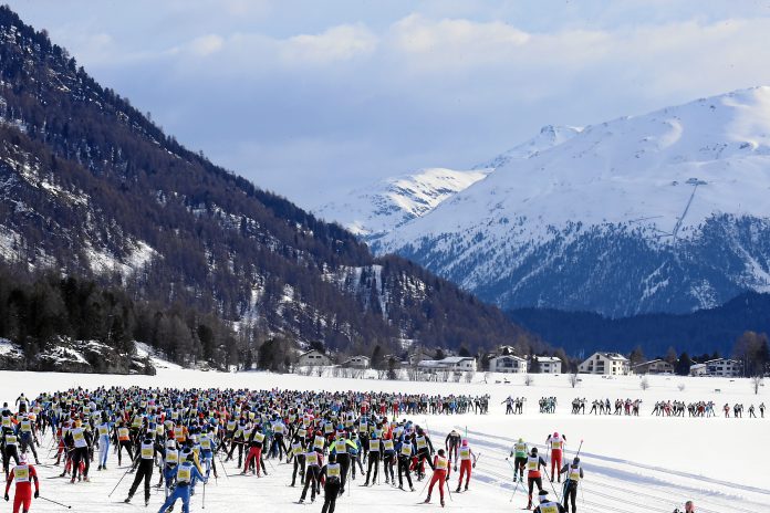 Engadin Skimarathon: Impression von der Strecke